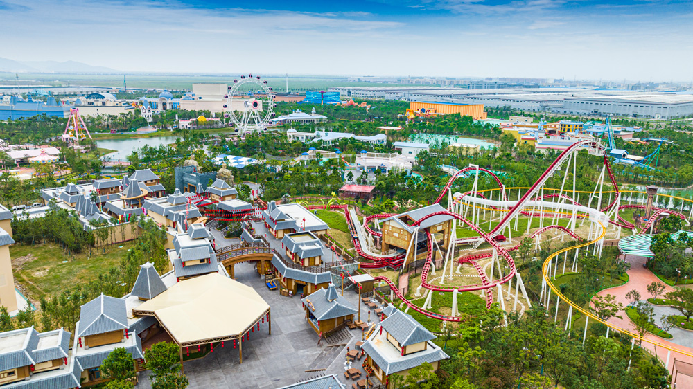 樂園航拍。臺州方特供圖