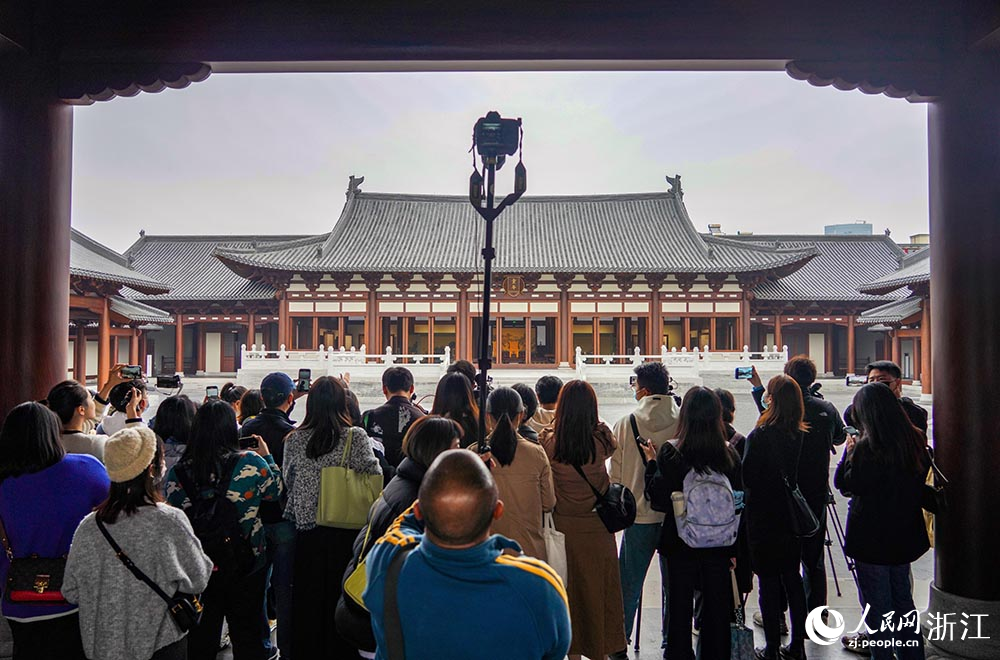 南宋德壽宮遺址博物館。人民網 章勇濤攝