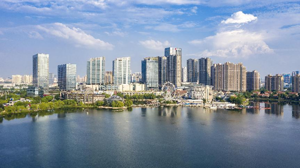 江寧百家湖。江寧區委宣傳部供圖