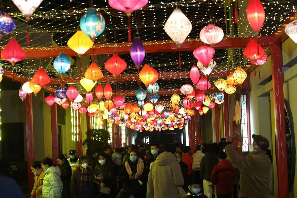 “千燈宋福 喜樂元宵”活動現場。建德市委宣傳部供圖