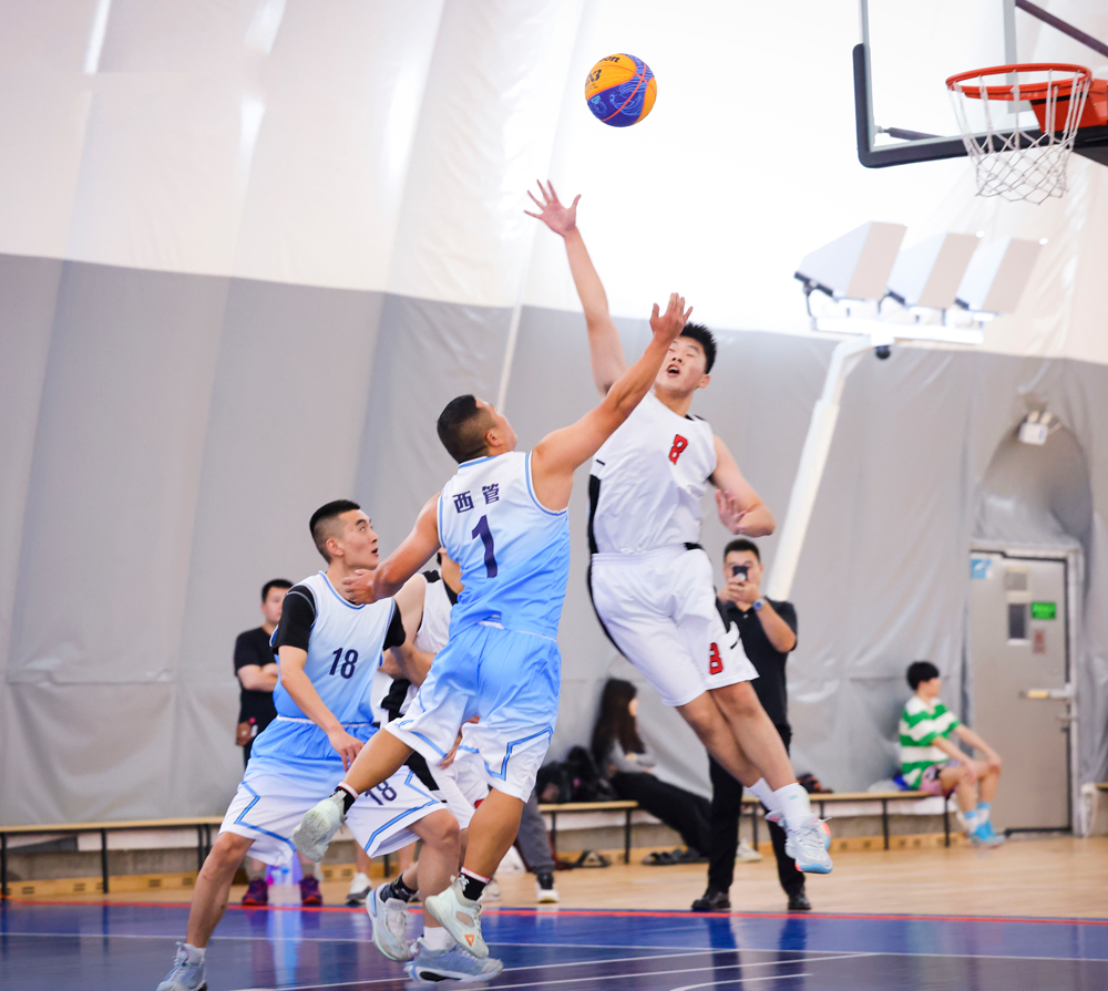 甬江街道籃球邀請賽開幕。甬江街道供圖