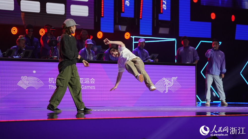 劉清漪在比賽中。人民網 陳陸洵攝