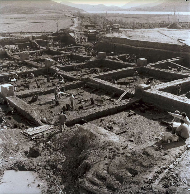 考古工作現場。余姚市委宣傳部供圖