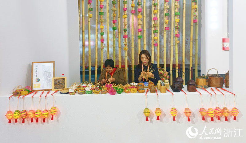 “西溪小花籃”展示區域。