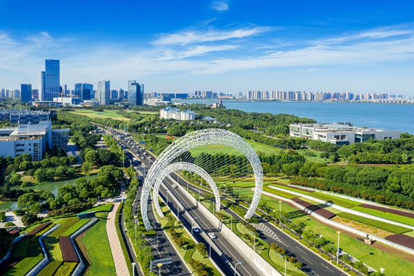 現代化的蘇州城。蘇州工業園區供圖