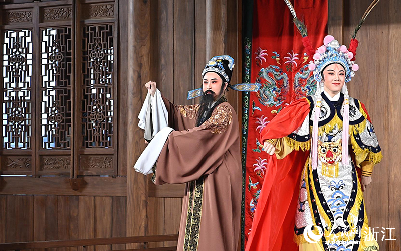 越劇折子戲展演現場。