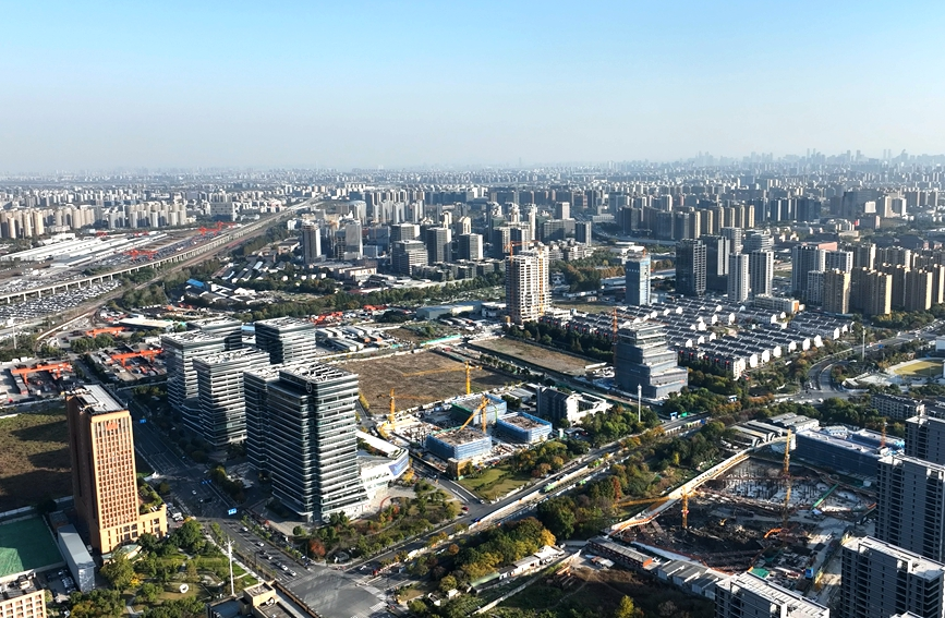 新項目落地建設中。大運河數智城管委會供圖