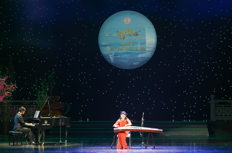 藝術展演閉幕式現場。湯越攝