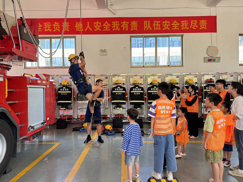 消防安全教育課。蓮都區委宣傳部供圖