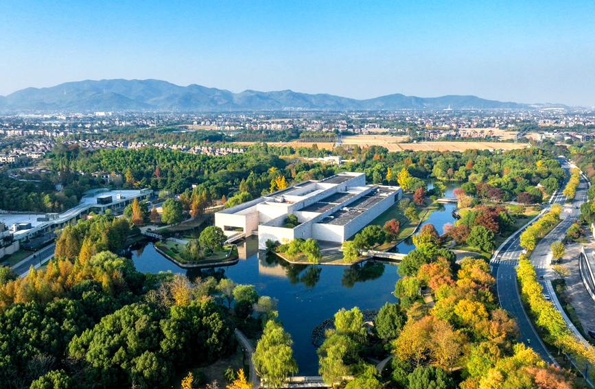 良渚博物院是一座專注于良渚文化研究和展示的博物館。。余杭區委宣傳部供圖