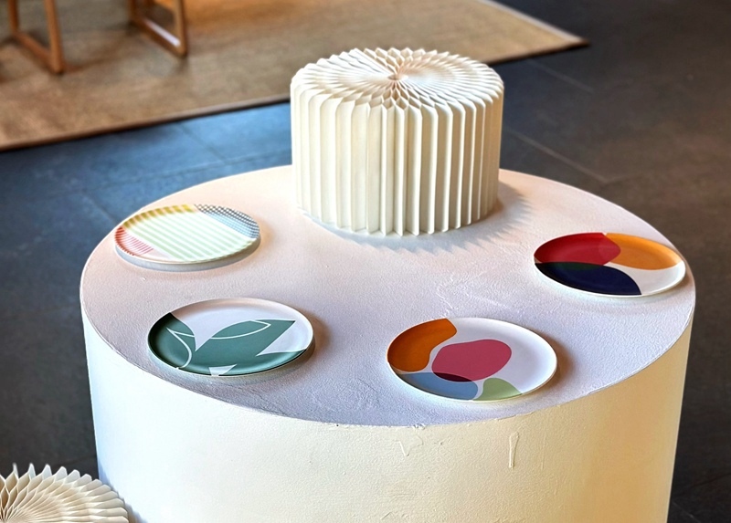 竹纖維餐具。龍泉市委宣傳部供圖