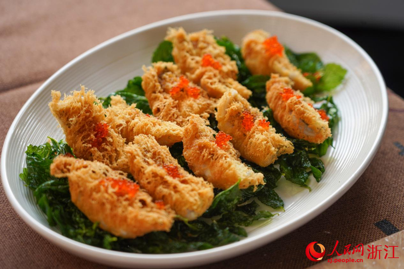 黃金酥溫州大黃魚。人民網 章勇濤攝