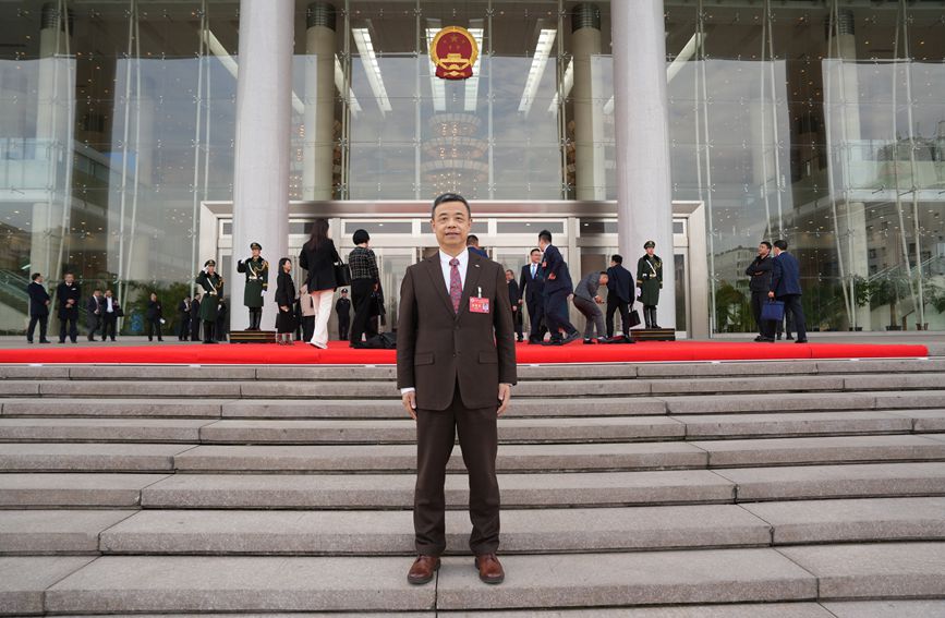 浙江省政協常委、浙江省知聯會副會長、迪安診斷技術集團股份有限公司董事長陳海斌。受訪者供圖