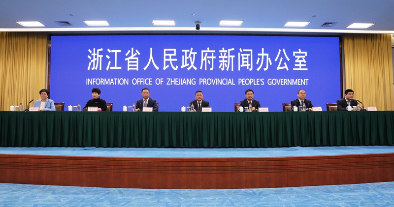 3月18日，浙江省大力提振和擴大消費專項行動新聞發布會召開。浙江發布供圖
