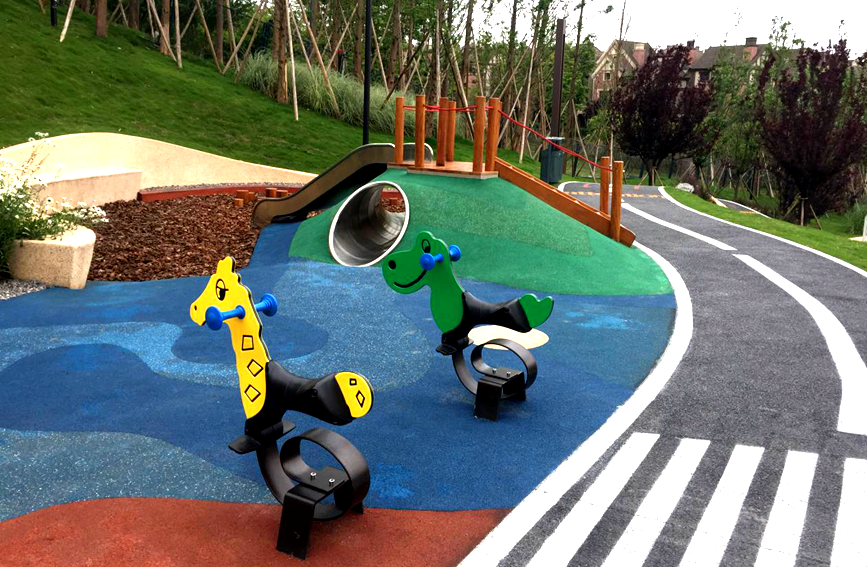 陳女士希望可增設的兒童游樂設施。受訪者供圖