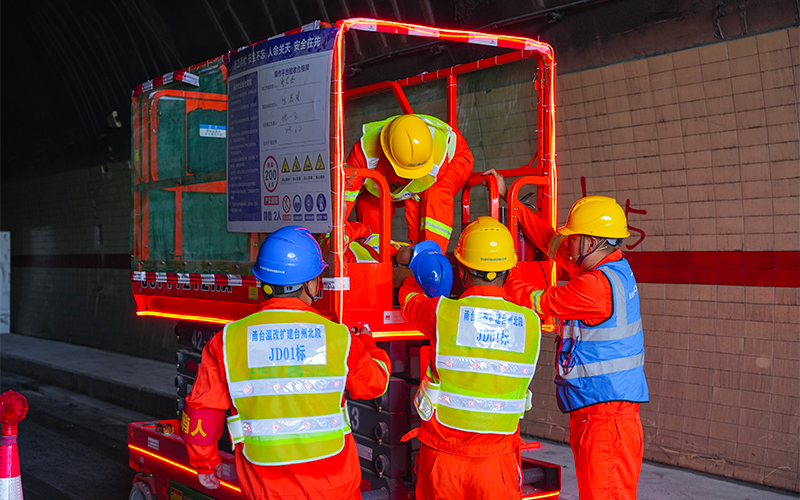 隧道應急演練現場。浙交建設供圖