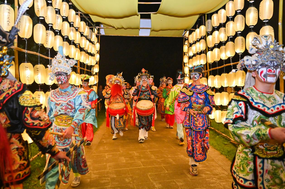 潮汕英歌舞驚艷亮相。夏曉強攝