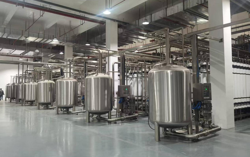 在浙江茗葉植物科技有限公司的生產車間，6條智能化生產線正高速運轉。受訪者供圖