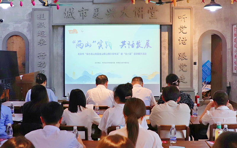 宣講展示活動現場。龍泉市委宣傳部供圖