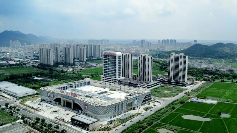 杜橋眼鏡城。臨海市委宣傳部供圖