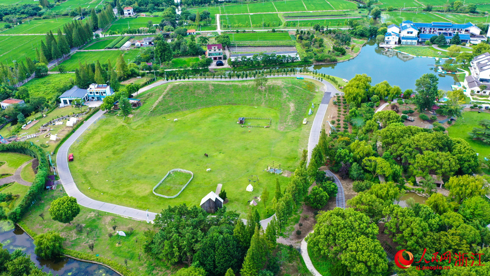 碧云花園現代農業產業園融合生產、旅游、科研等多元業態。人民網記者 郭揚攝
