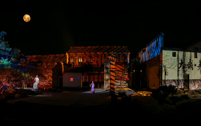 “大哉·吳昌碩”音樂劇演出。李森森攝