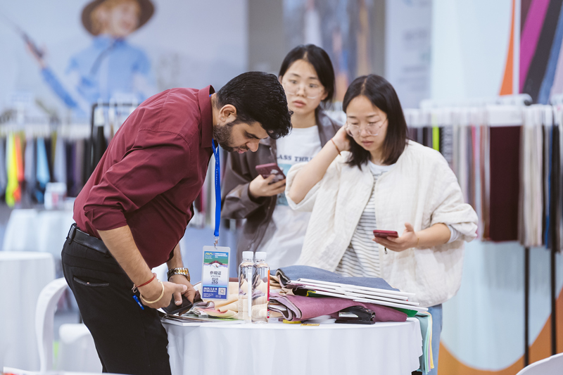 2025春季紡博會。姚加峰 攝