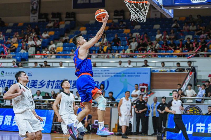 浙江省“村BA”總決賽現場。舟山市委宣傳部供圖