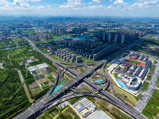 中橫線快速路一期。慈溪市委宣傳部供圖