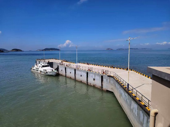 溫州瑞安北龍山陸島交通碼頭通過竣（交）工驗收